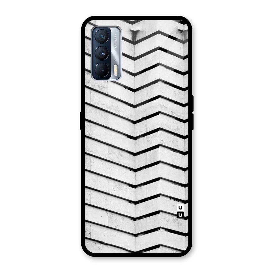 Wall Zig Zag Glass Back Case for Realme X7