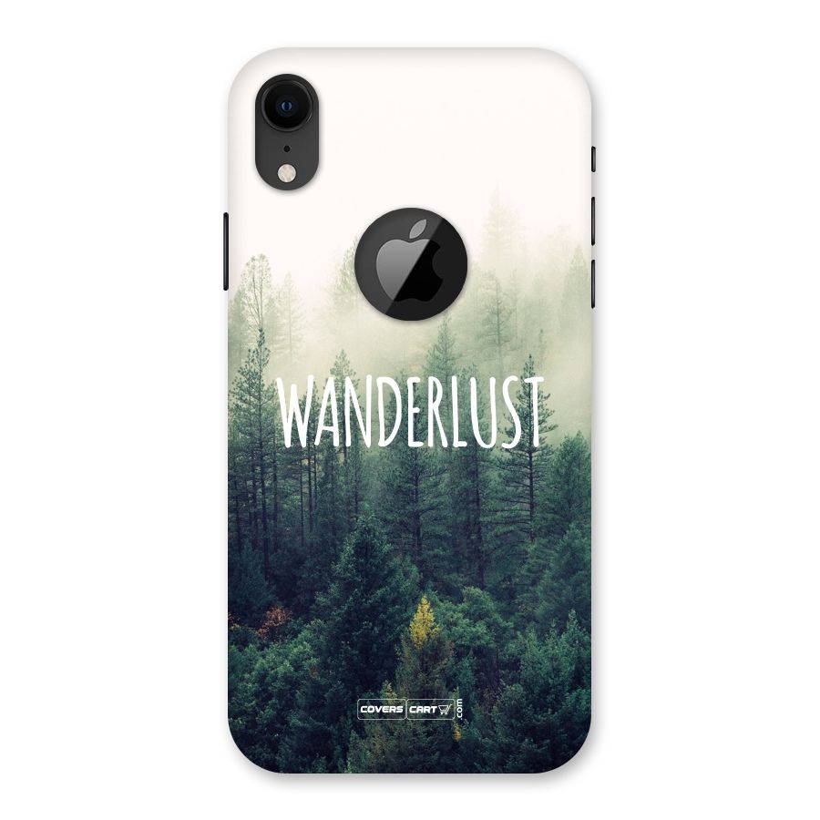 Wanderlust Back Case for iPhone XR Logo Cut