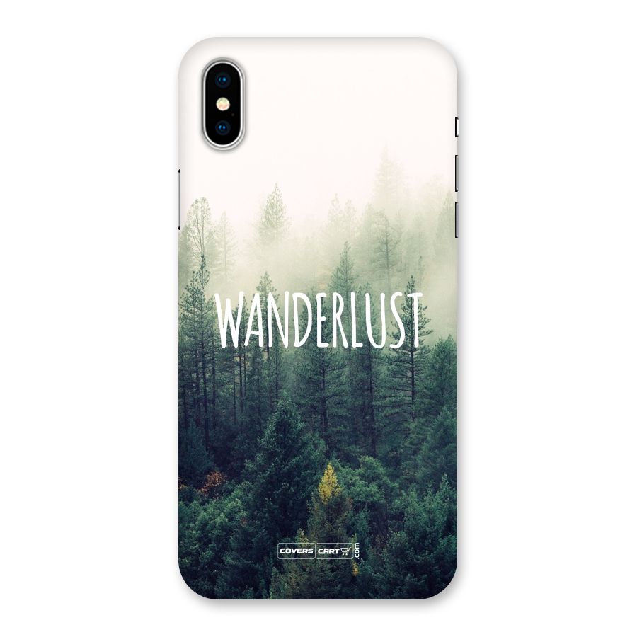 Wanderlust Back Case for iPhone XS