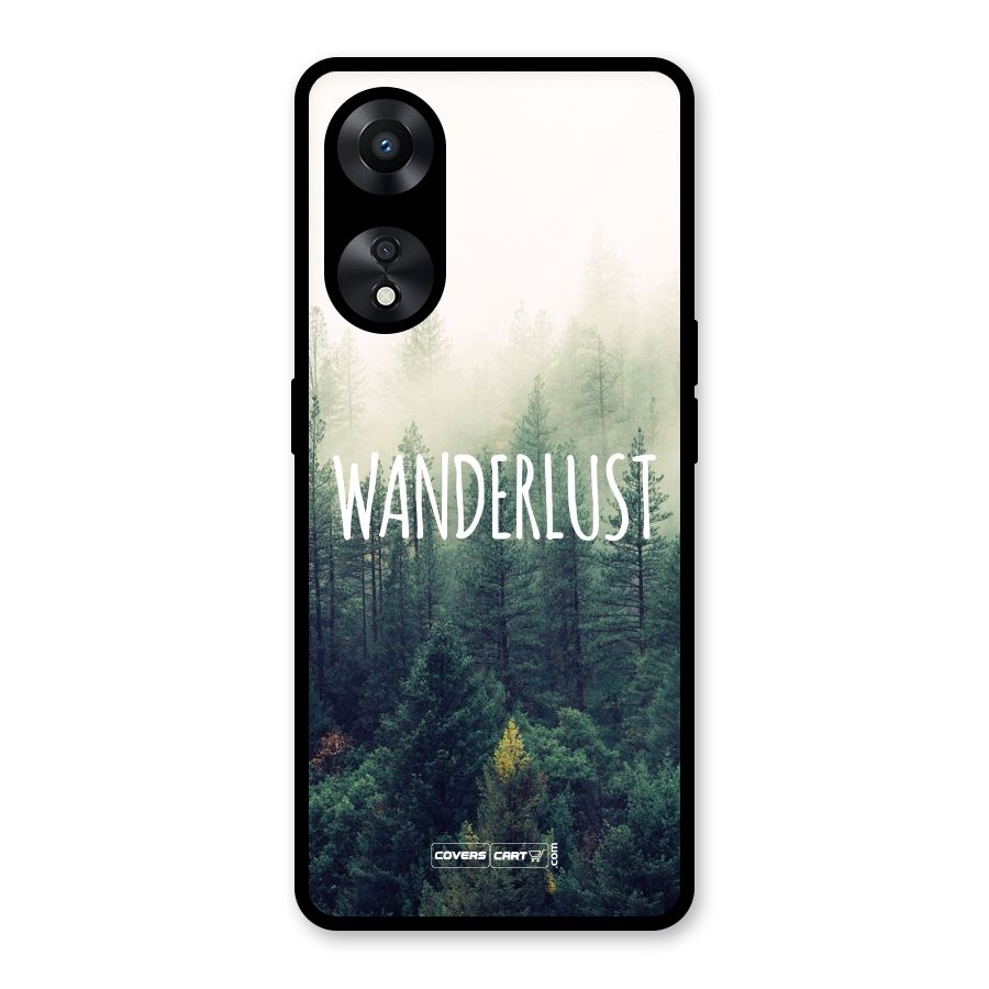Wanderlust Glass Back Case for Oppo A78