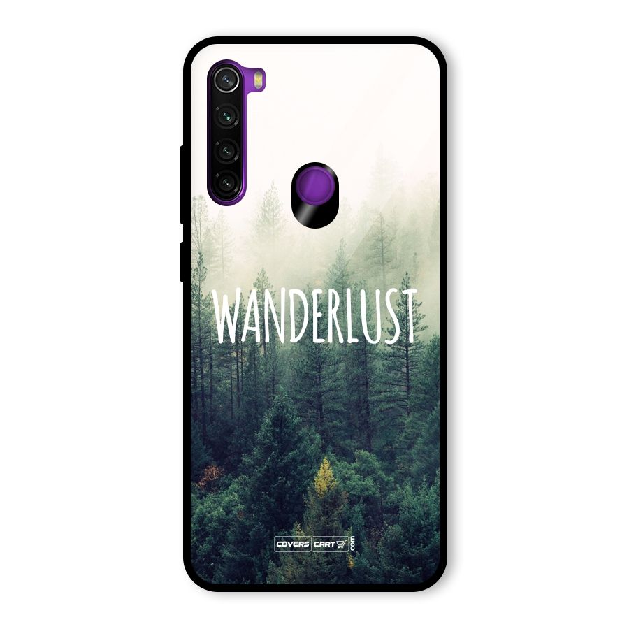 Wanderlust Glass Back Case for Redmi Note 8
