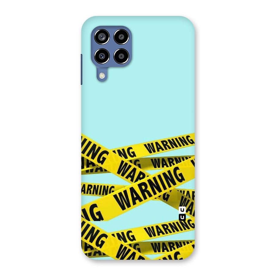 Warning Design Back Case for Galaxy M53 5G