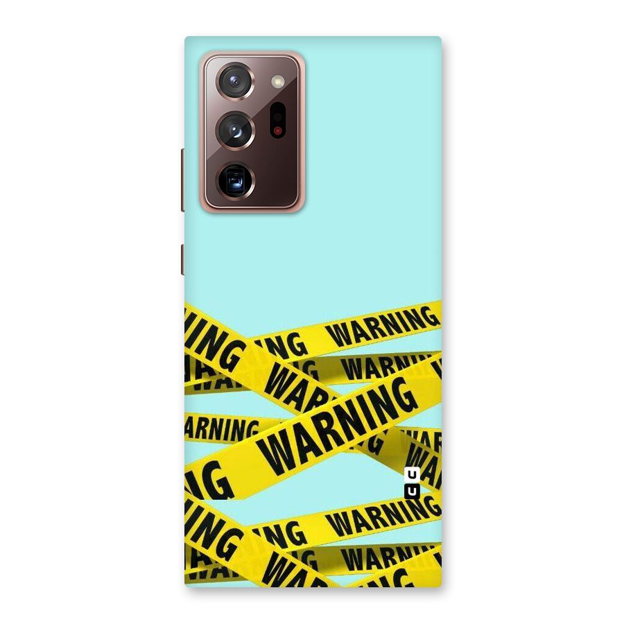 Warning Design Back Case for Galaxy Note 20 Ultra