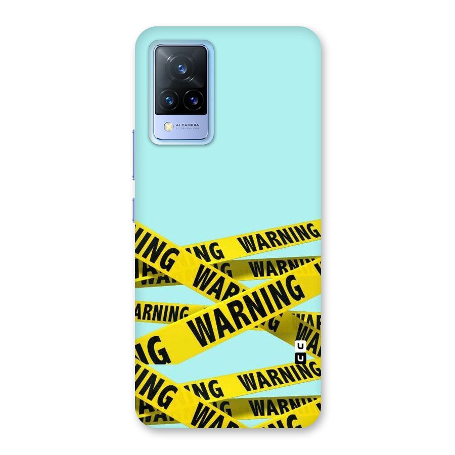 Warning Design Back Case for Vivo V21 5G