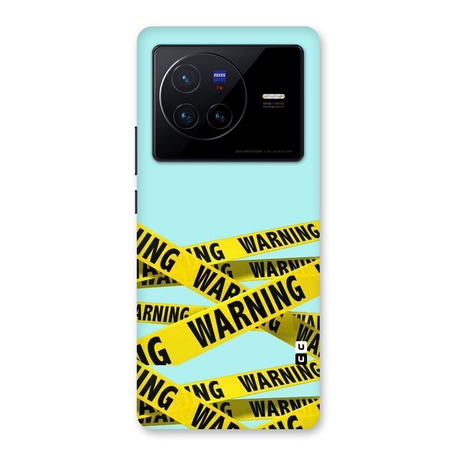 Warning Design Back Case for Vivo X80
