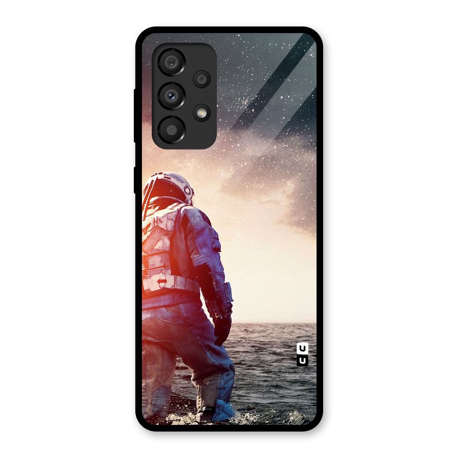 Water Astronaut Glass Back Case for Galaxy A33 5G