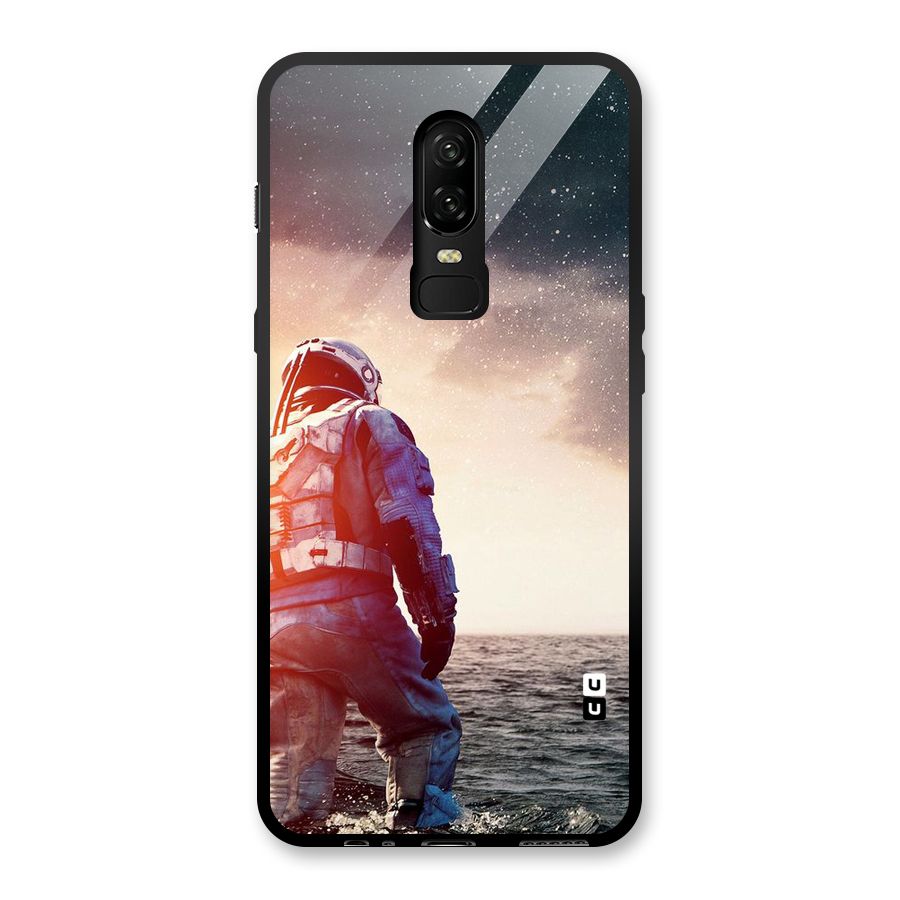 Water Astronaut Glass Back Case for OnePlus 6