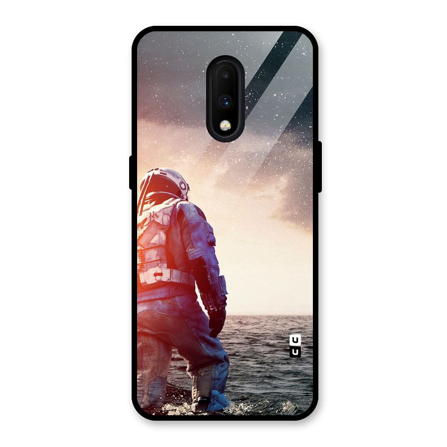 Water Astronaut Glass Back Case for OnePlus 7