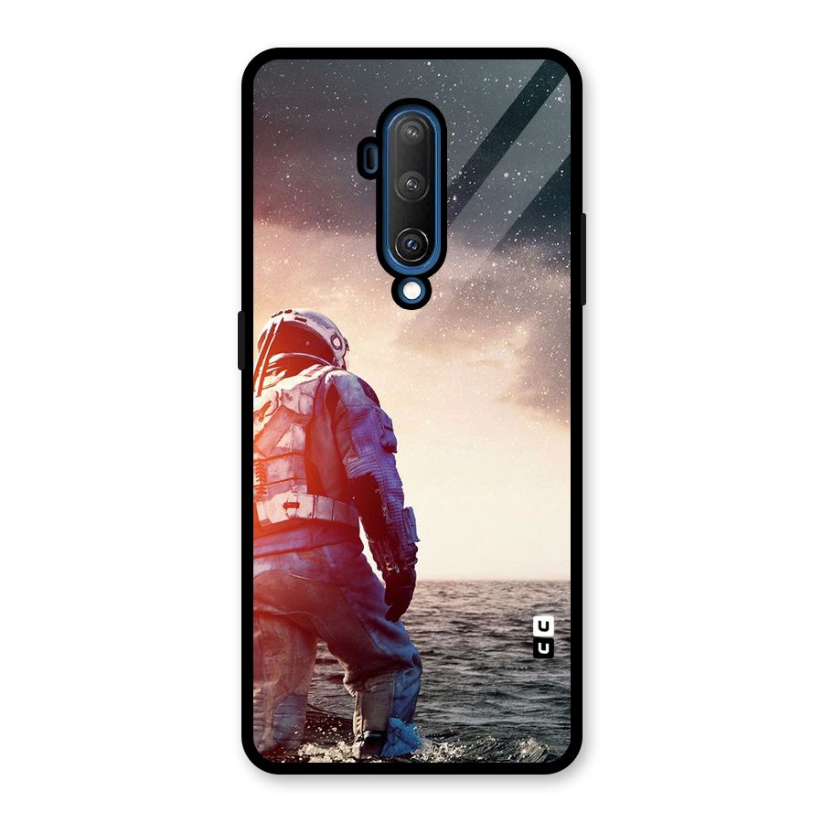 Water Astronaut Glass Back Case for OnePlus 7T Pro