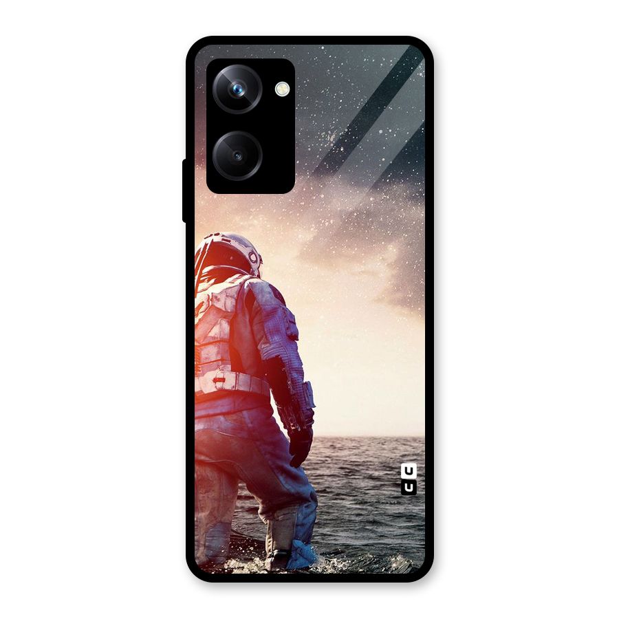 Water Astronaut Glass Back Case for Realme 10 Pro