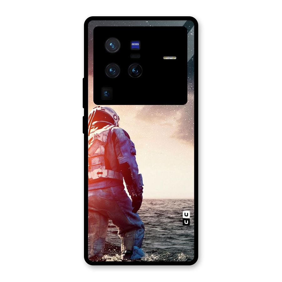 Water Astronaut Glass Back Case for Vivo X80 Pro