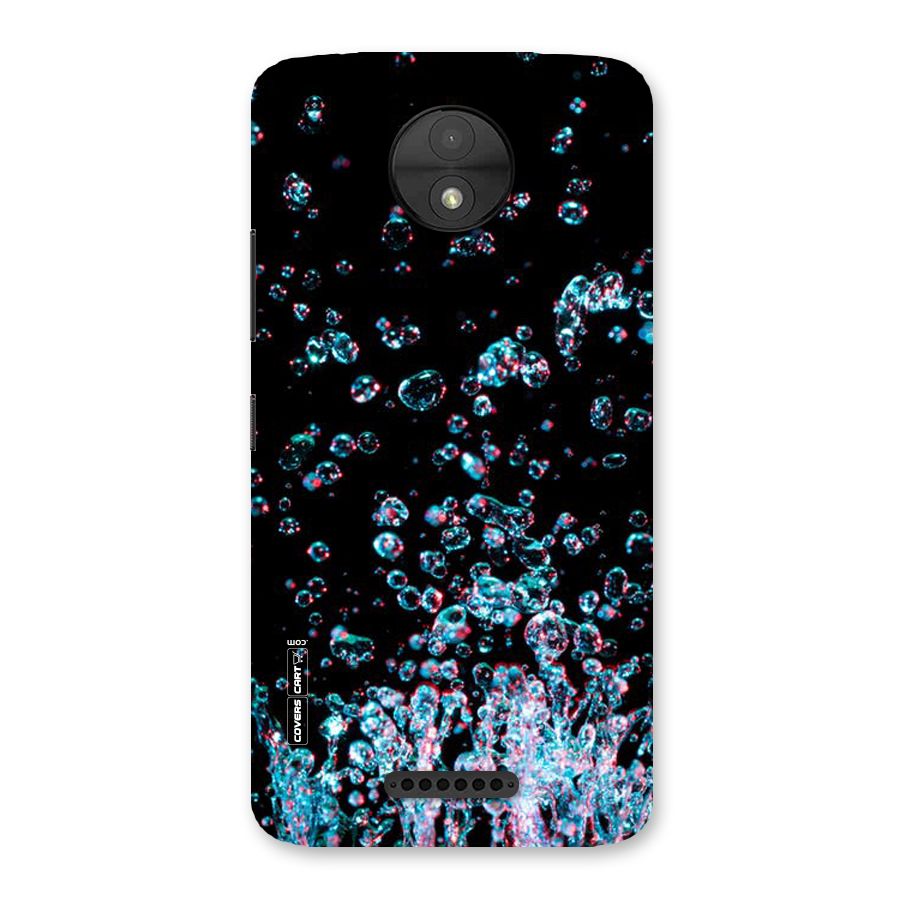 Water Droplets Back Case for Moto C