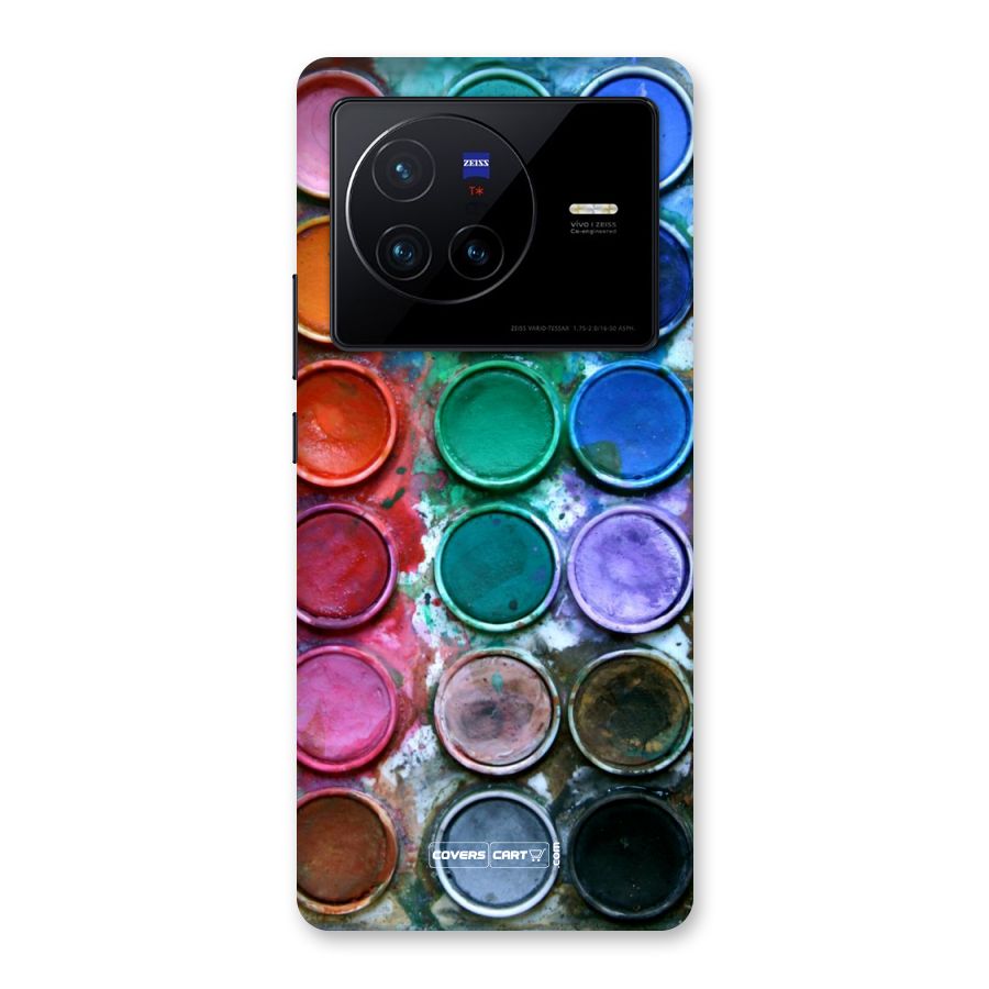 Water Paint Box Back Case for Vivo X80