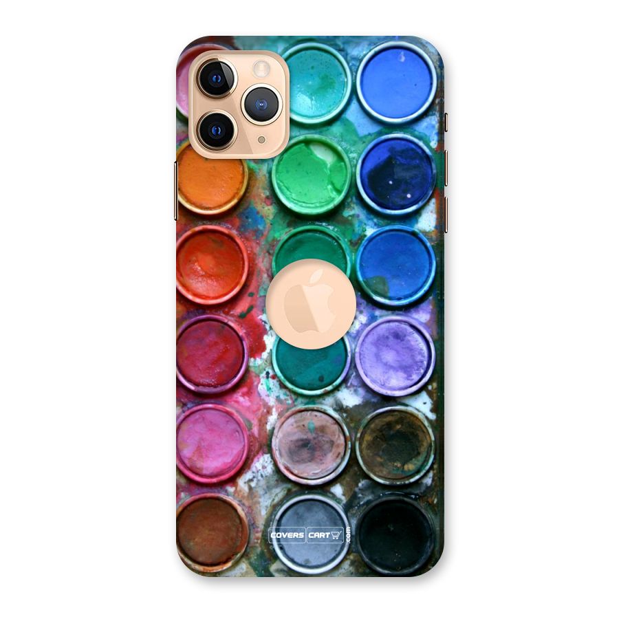 Water Paint Box Back Case for iPhone 11 Pro Max Logo Cut