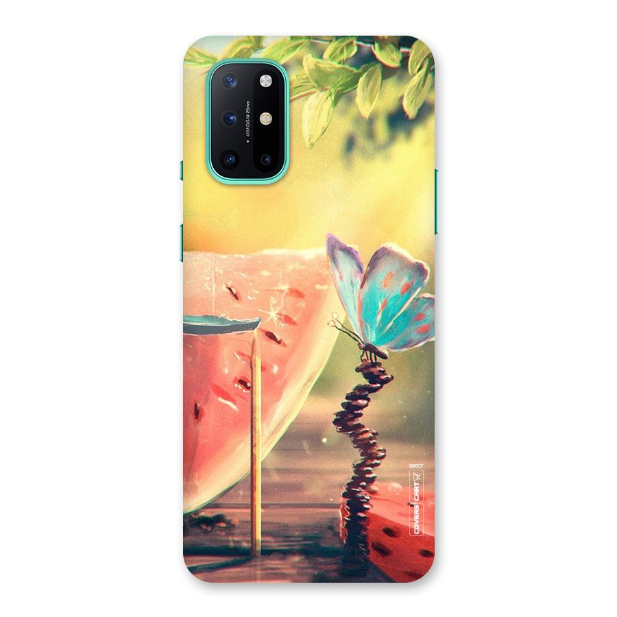 Watermelon Butterfly Back Case for OnePlus 8T