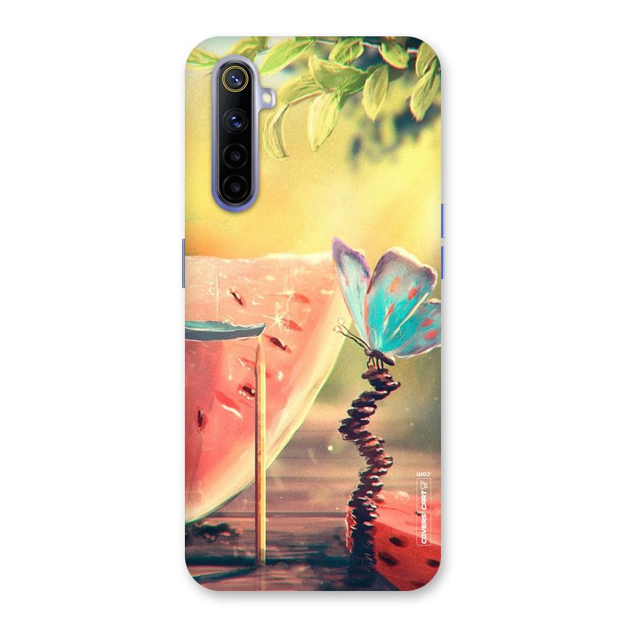 Watermelon Butterfly Back Case for Realme 6i