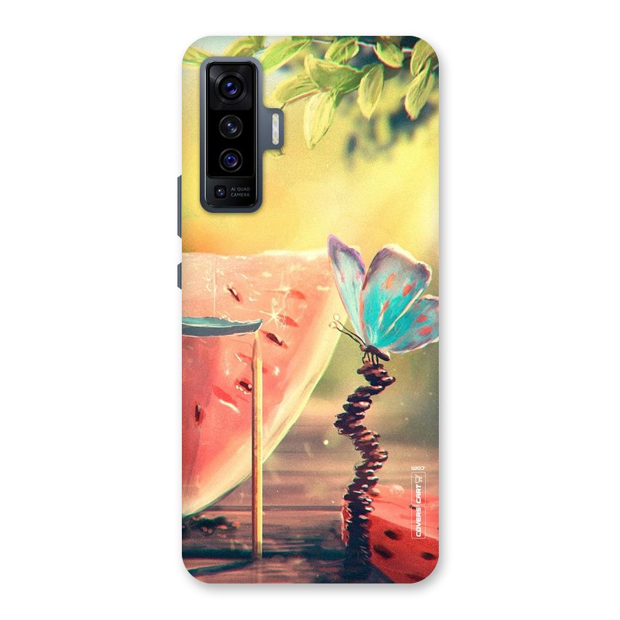 Watermelon Butterfly Back Case for Vivo X50