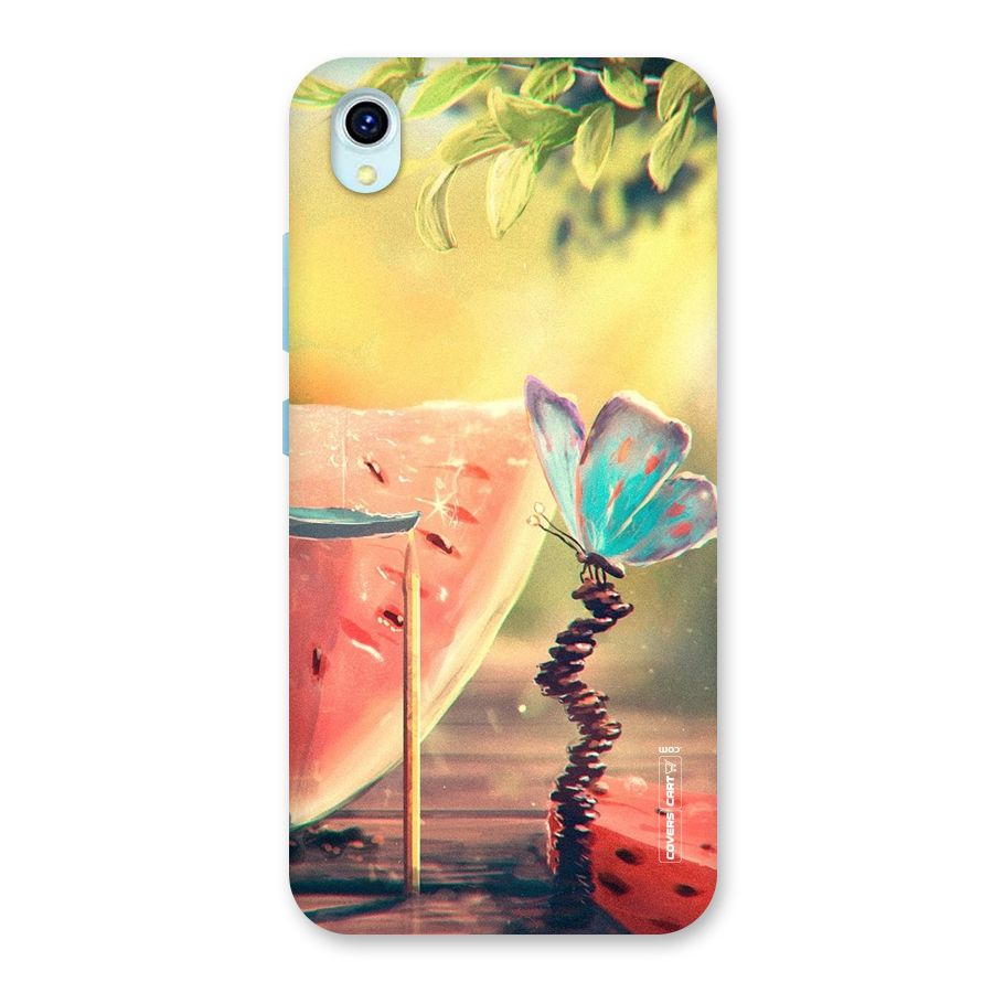 Watermelon Butterfly Back Case for Vivo Y1s