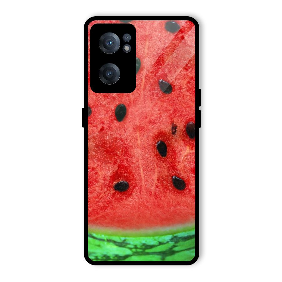 Watermelon Design Glass Back Case for OnePlus Nord CE 2 5G