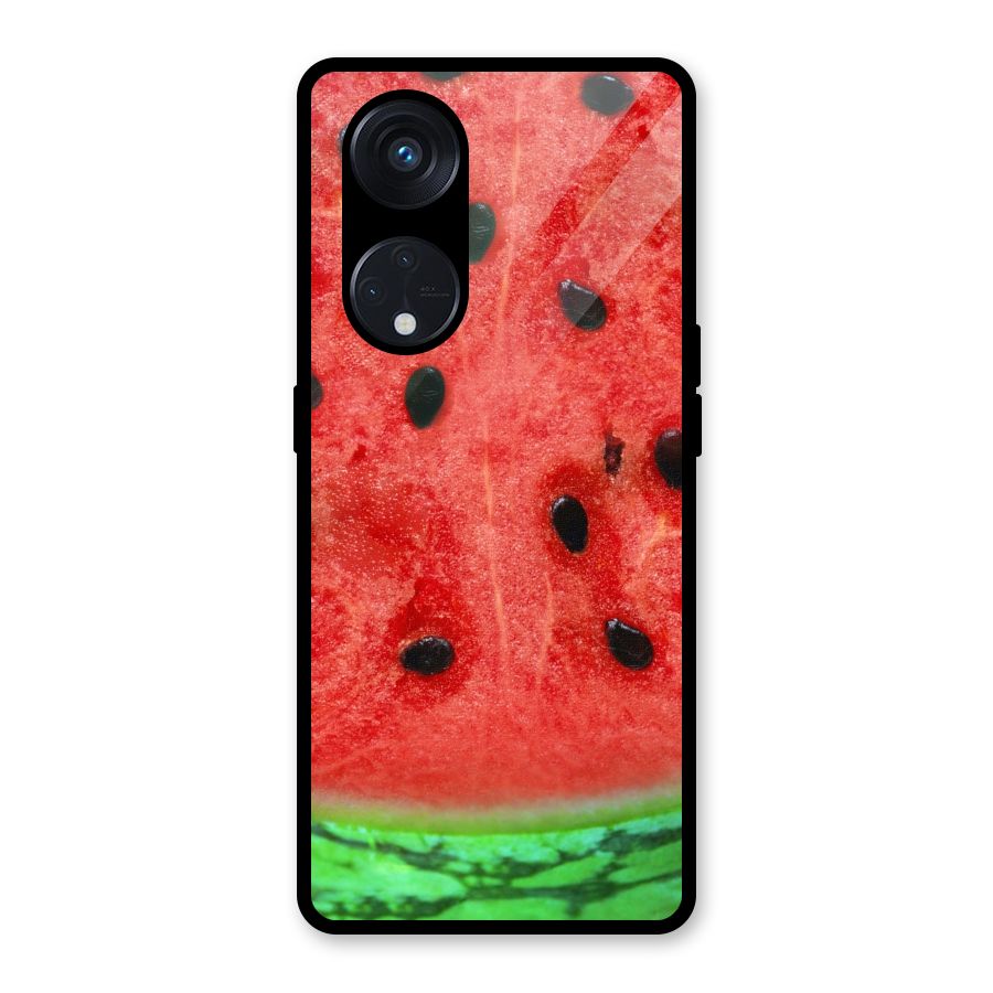 Watermelon Design Glass Back Case for Reno8 T 5G