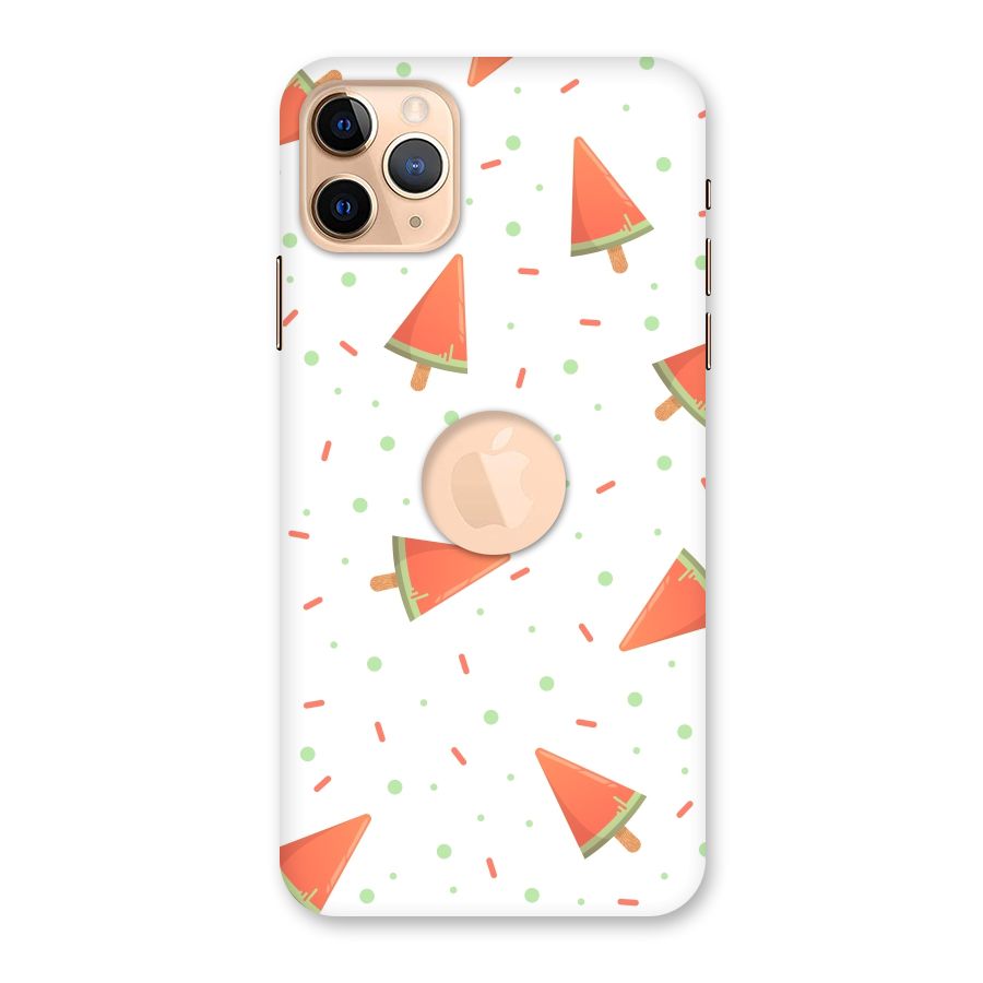 Watermelon Ice Creams Back Case for iPhone 11 Pro Max Logo Cut