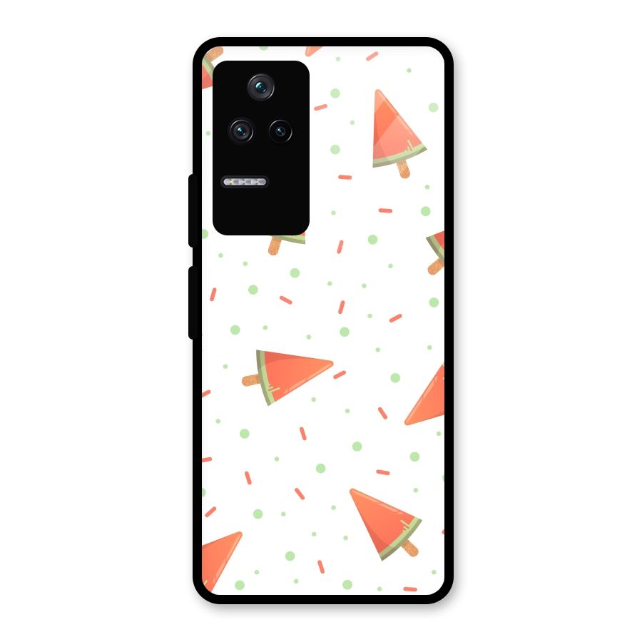 Watermelon Ice Creams Glass Back Case for Poco F4 5G