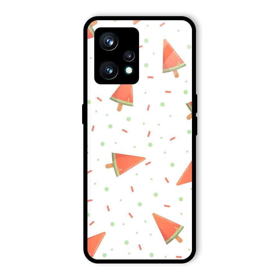 Watermelon Ice Creams Glass Back Case for Realme 9 Pro Plus 5G