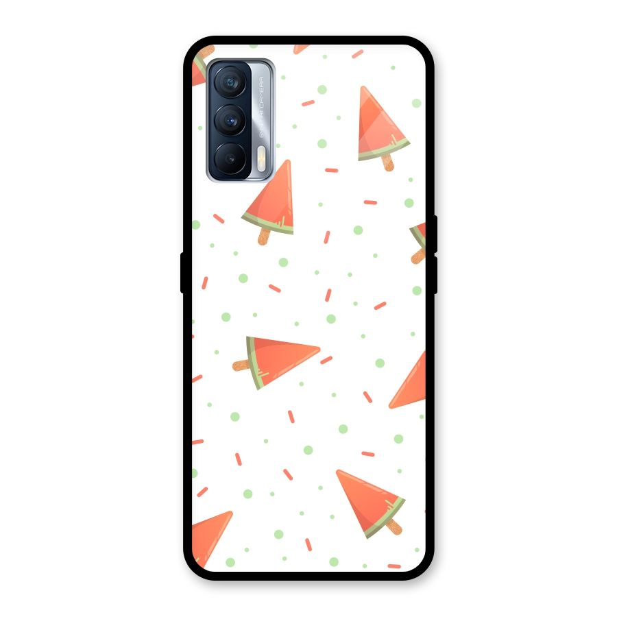 Watermelon Ice Creams Glass Back Case for Realme X7