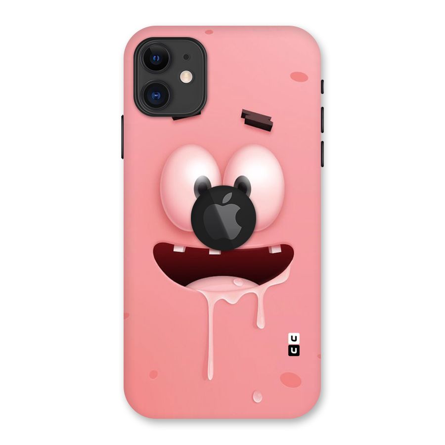 Watery Mouth Back Case for iPhone 11 Logo Cut
