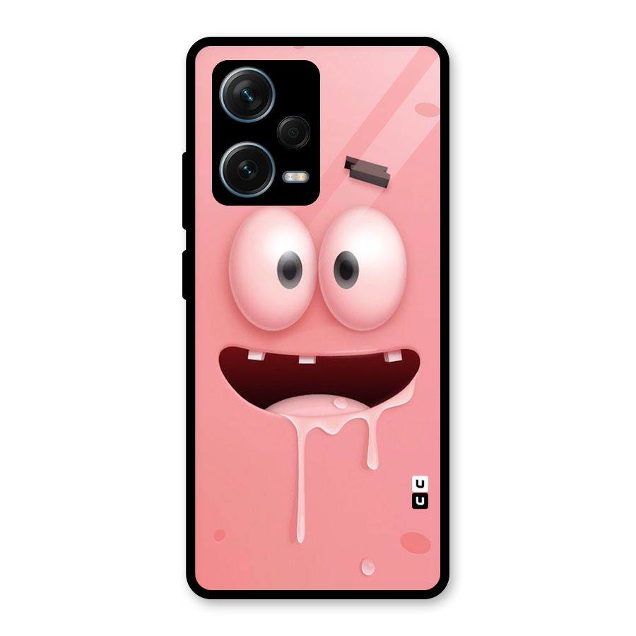 Watery Mouth Glass Back Case for Redmi Note 12 Pro Plus 5G