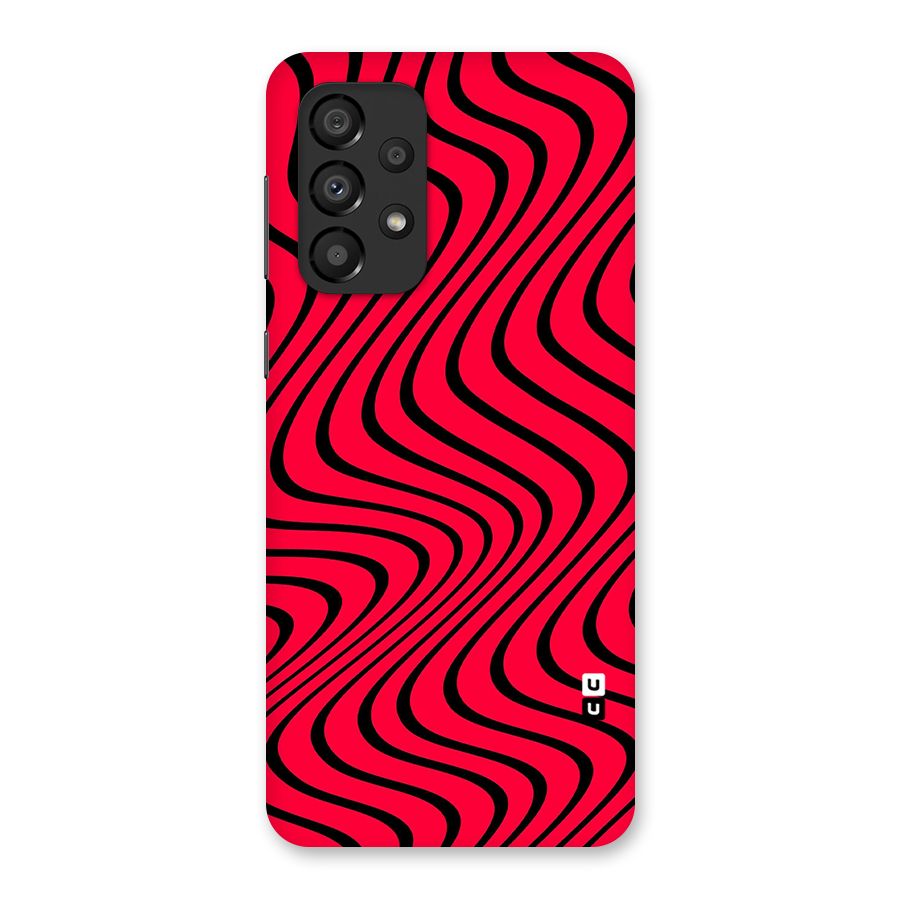Waves Pattern Print Back Case for Galaxy A33 5G
