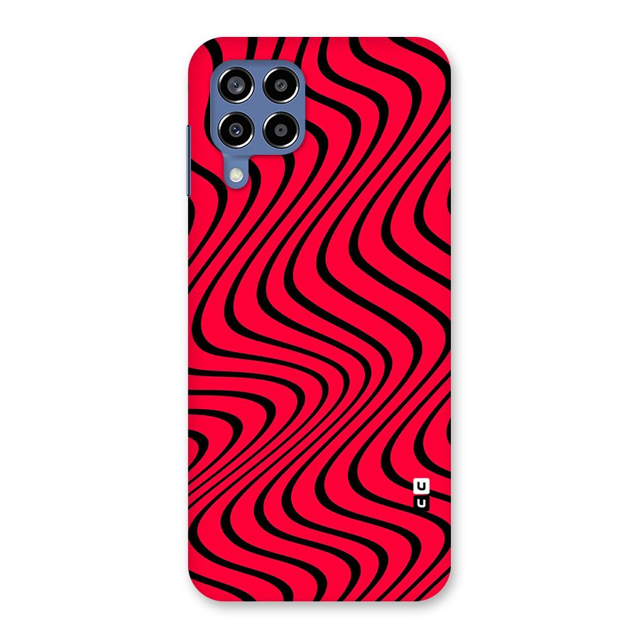 Waves Pattern Print Back Case for Galaxy M53 5G