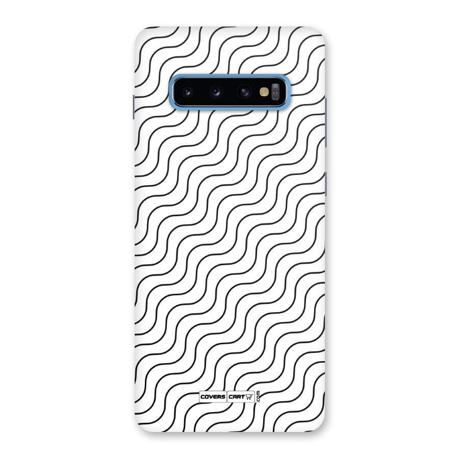 Wavy Pattern Back Case for Galaxy S10 Plus