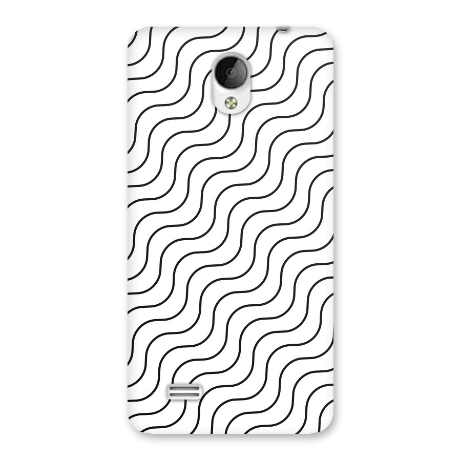 Wavy Pattern Back Case for Vivo Y21