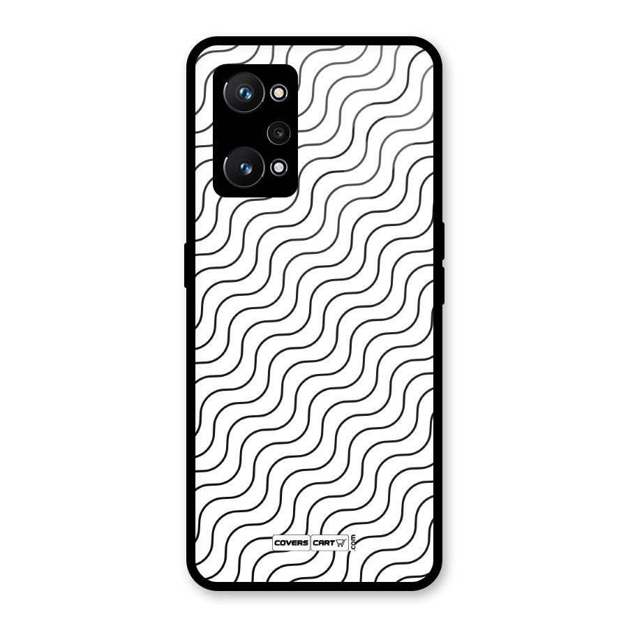 Wavy Pattern Glass Back Case for Realme GT Neo 3T