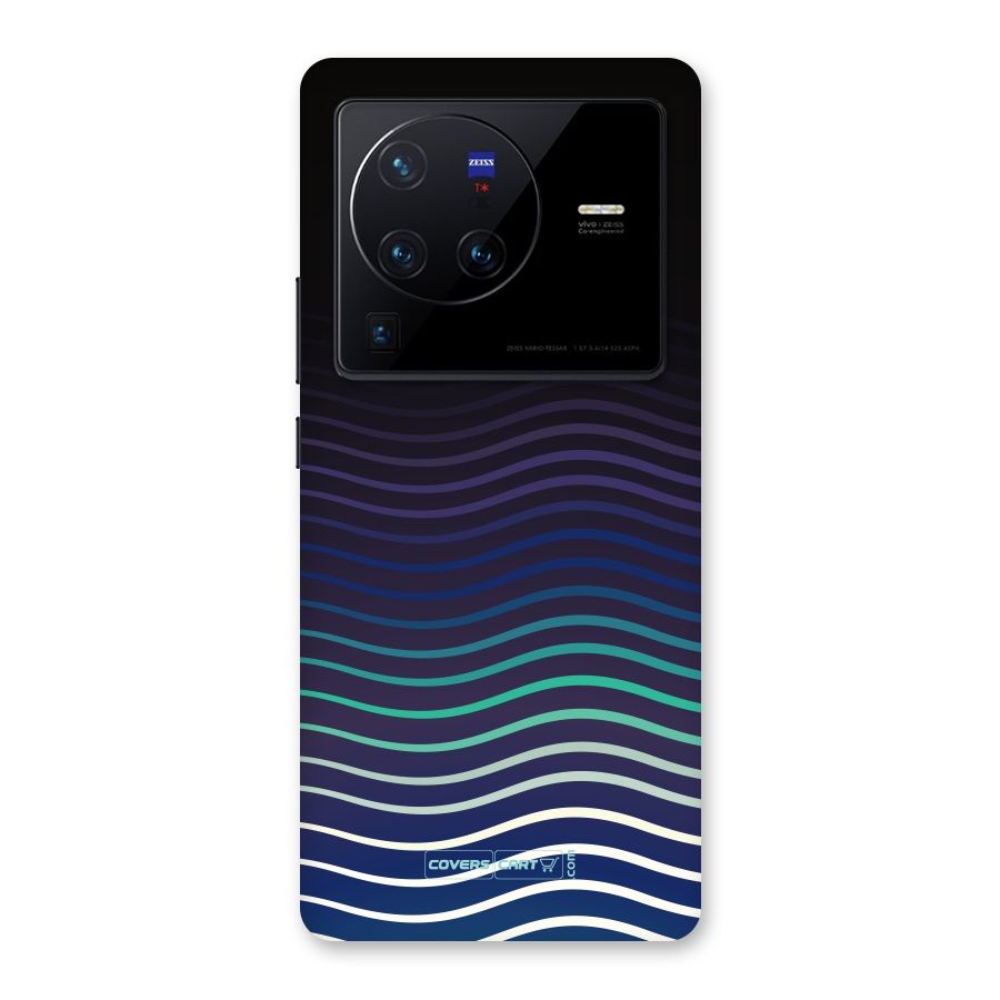 Wavy Stripes Back Case for Vivo X80 Pro