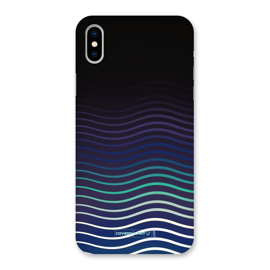 Wavy Stripes Back Case for iPhone XS