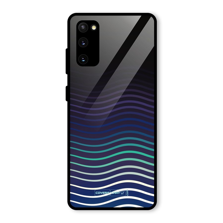 Wavy Stripes Glass Back Case for Galaxy S20 FE 5G