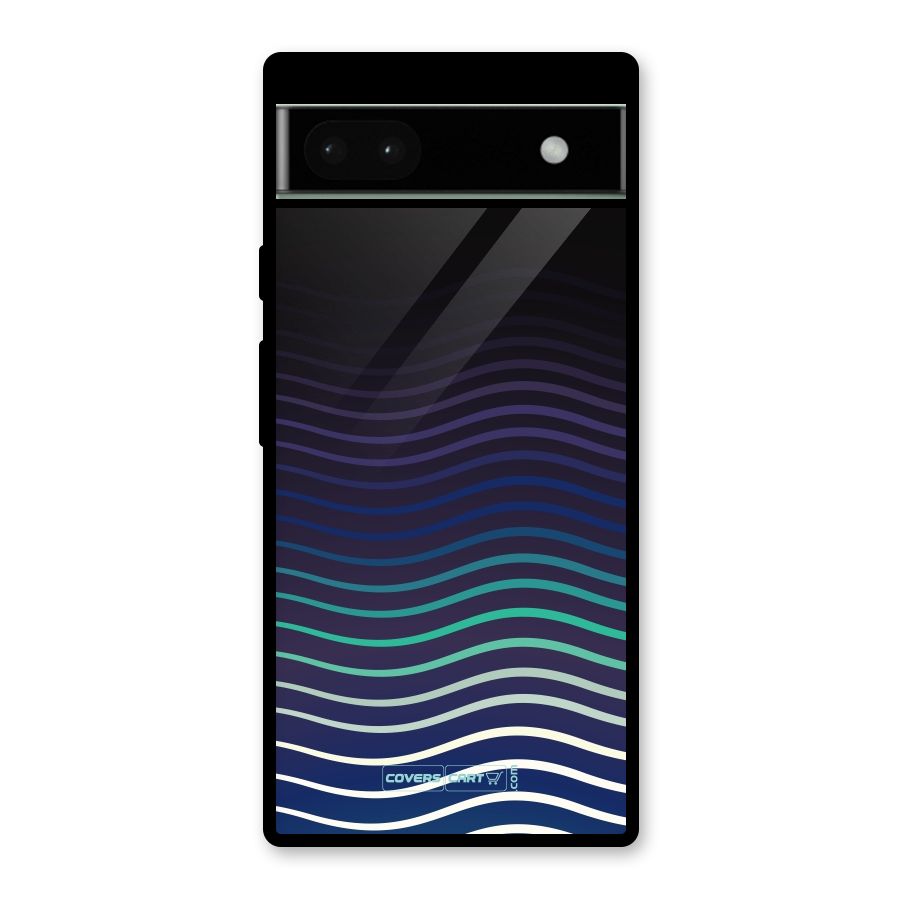 Wavy Stripes Glass Back Case for Google Pixel 6a