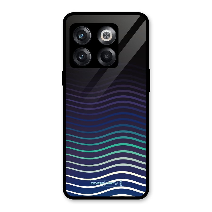 Wavy Stripes Glass Back Case for OnePlus 10T
