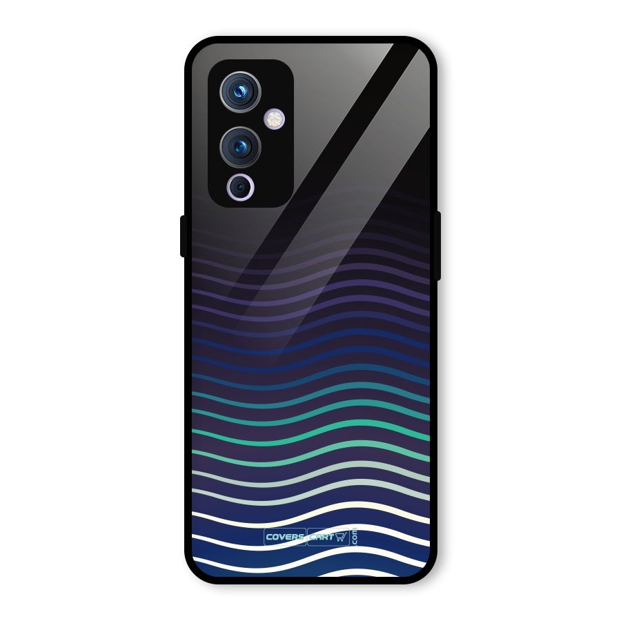 Wavy Stripes Glass Back Case for OnePlus 9