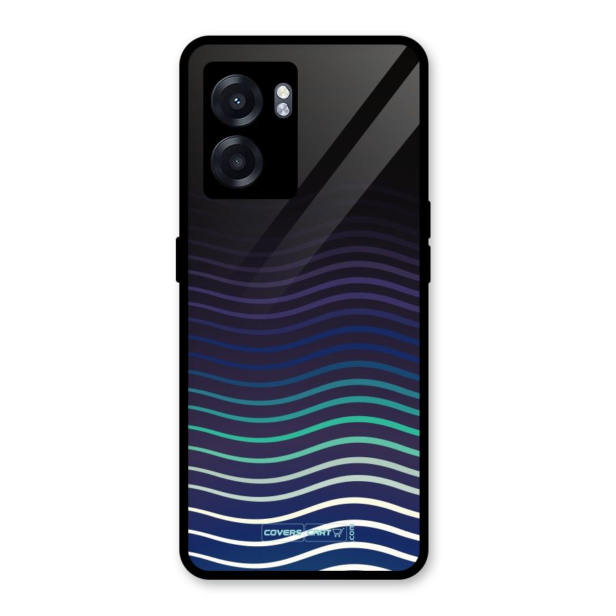 Wavy Stripes Glass Back Case for Realme Narzo 50 5G