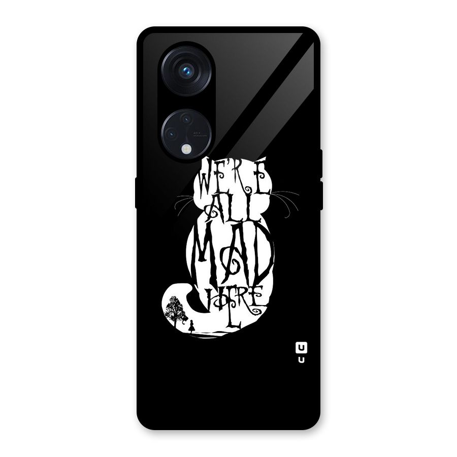 We All Mad Here Glass Back Case for Reno8 T 5G
