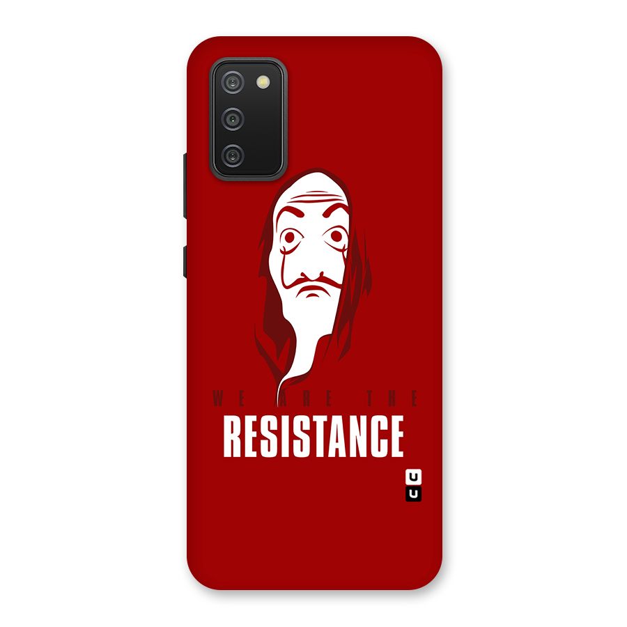 We Are Resistance Back Case for Galaxy M02s