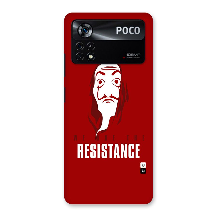 We Are Resistance Back Case for Poco X4 Pro 5G