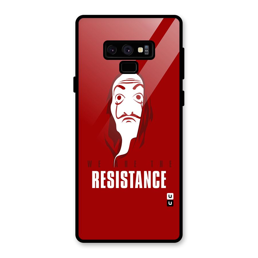 We Are Resistance Glass Back Case for Galaxy Note 9