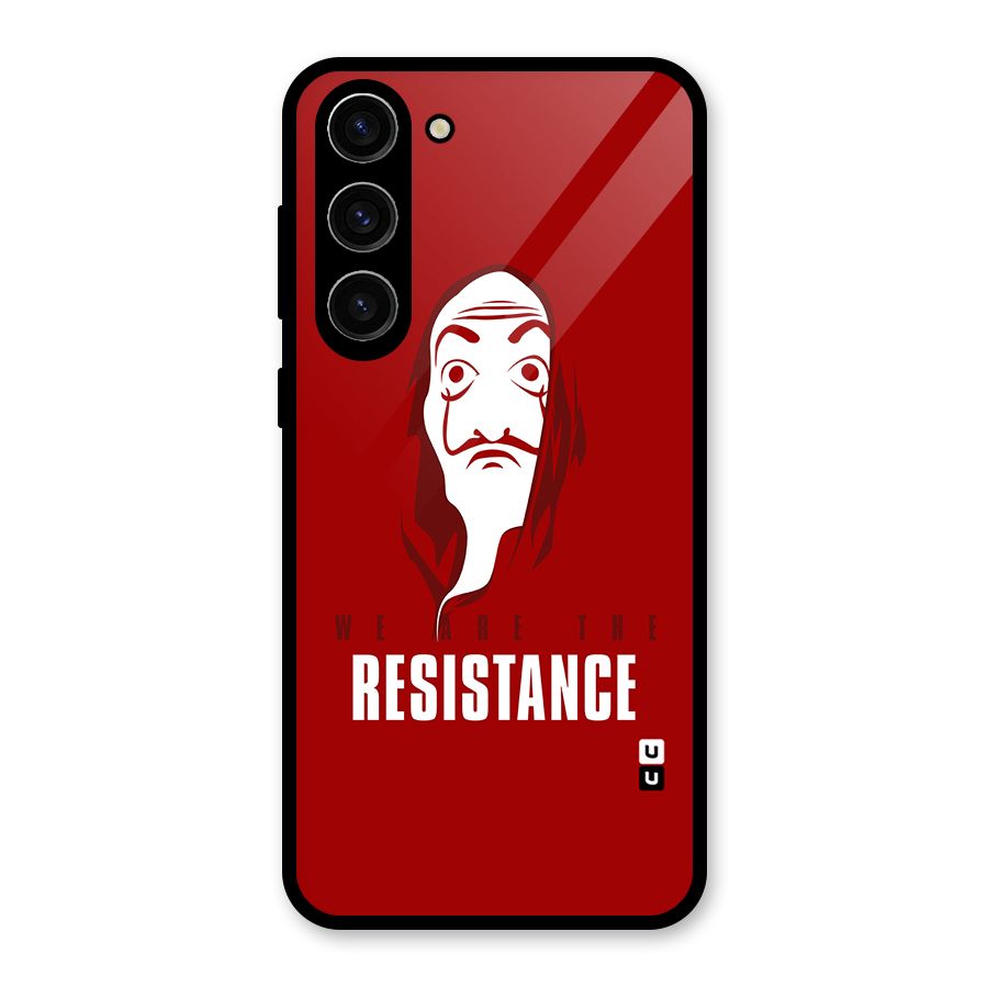 We Are Resistance Glass Back Case for Galaxy S23 Plus