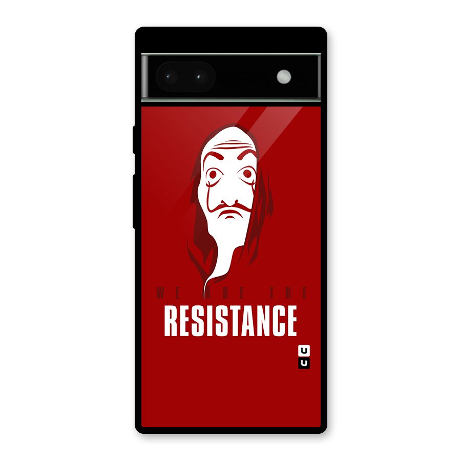 We Are Resistance Glass Back Case for Google Pixel 6a