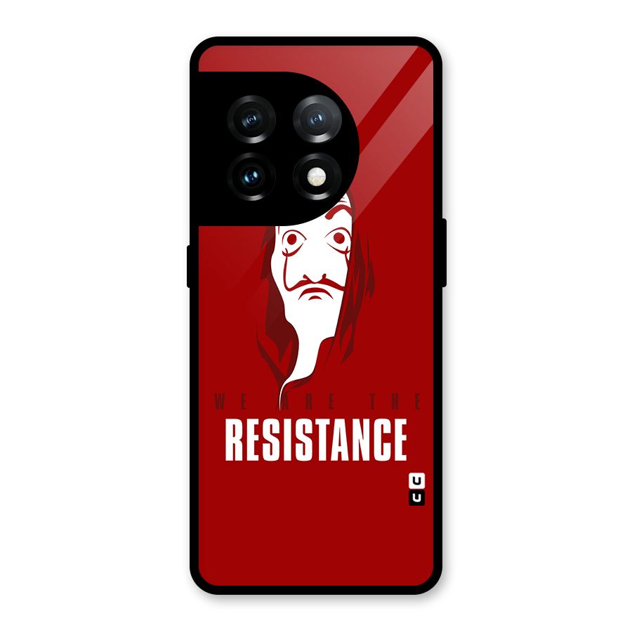 We Are Resistance Glass Back Case for OnePlus 11
