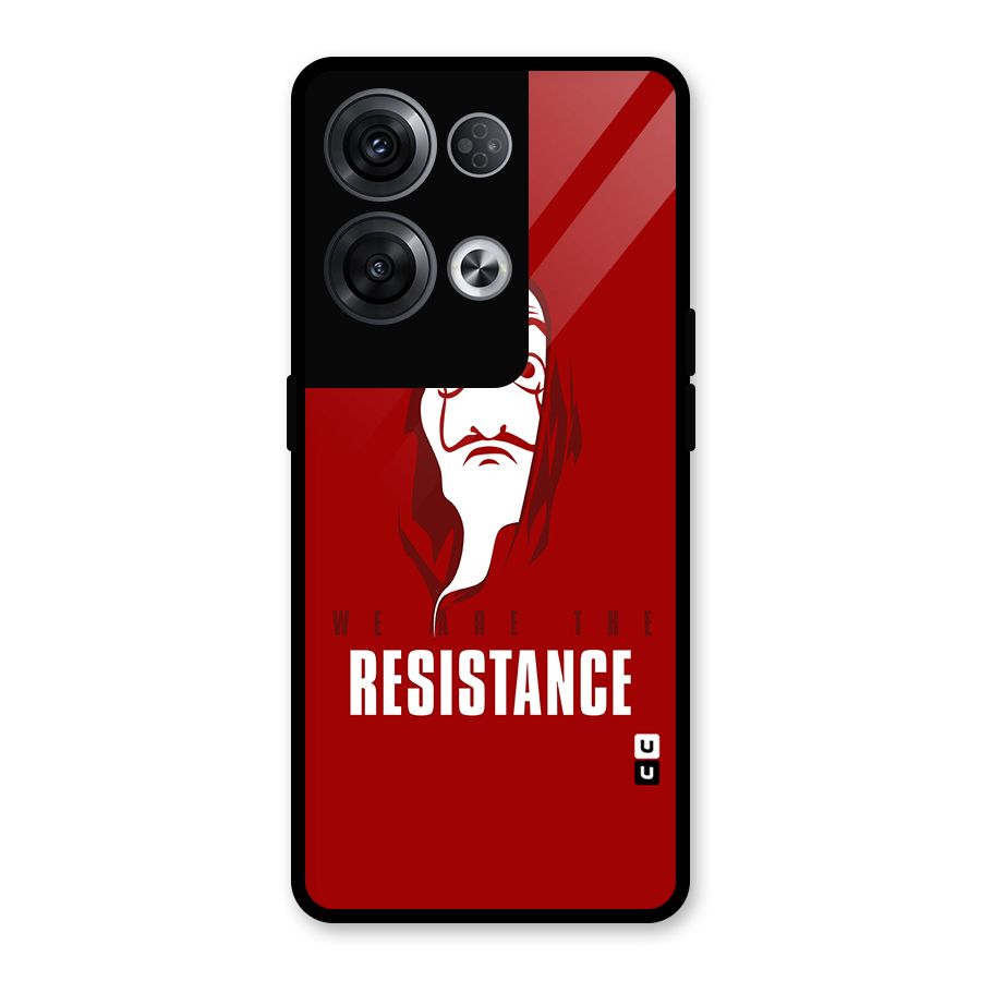 We Are Resistance Glass Back Case for Oppo Reno8 Pro 5G